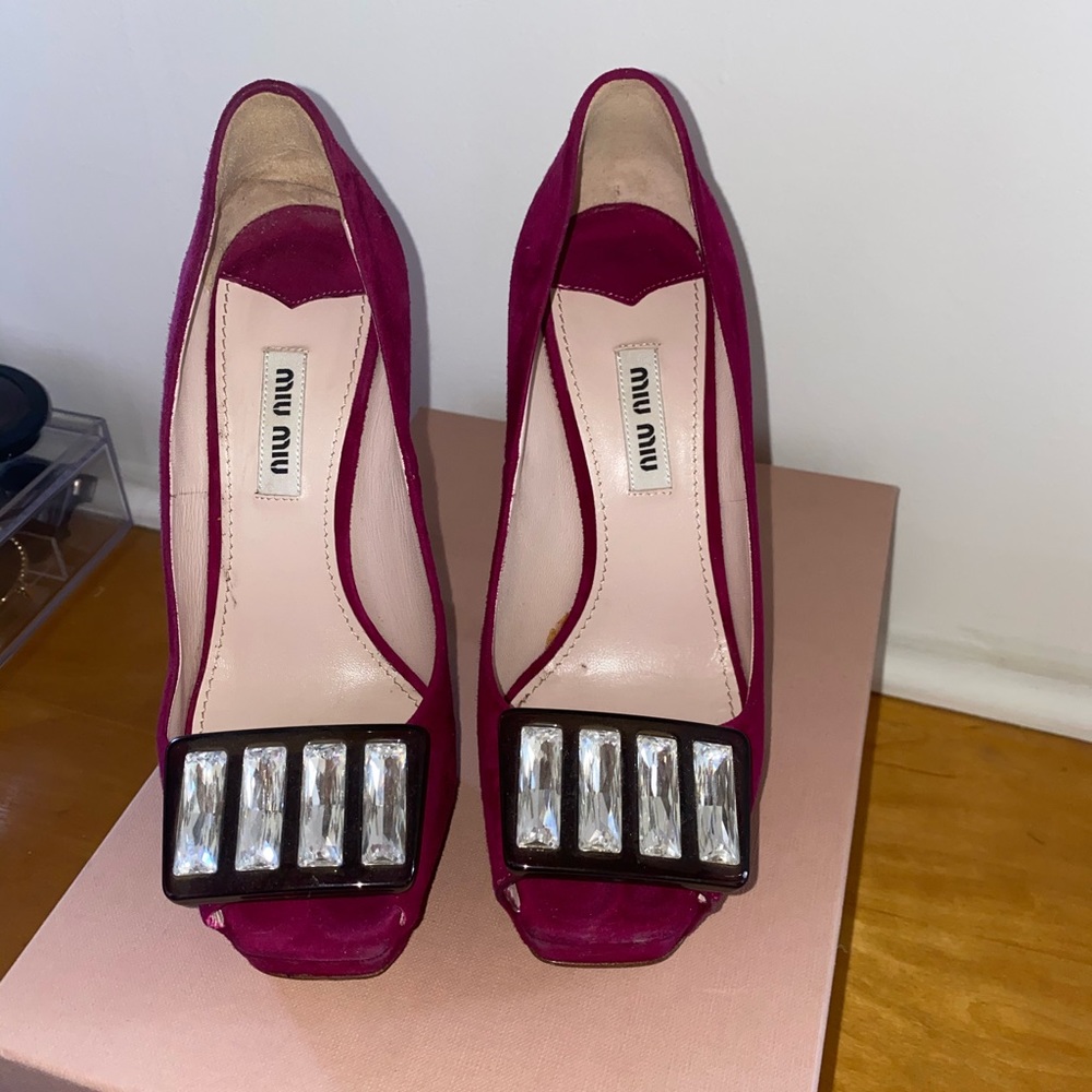 Miu Miu pumps in pink